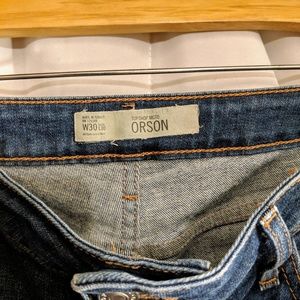 Topshop Orson Moto jeans